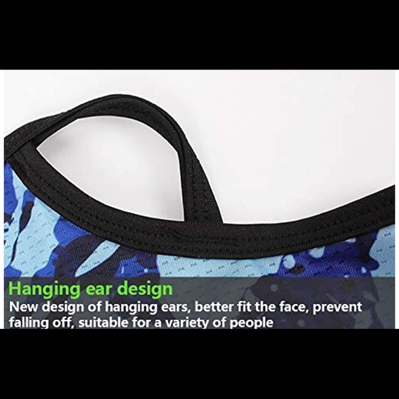 Ear Hanging Triangle Bandana For Men & Women - Picture 2 of 4